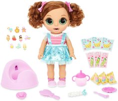 Кукла Zapf Creation Baby Born Surprise Magic Potty зеленые глазки