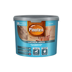 Лак Pinotex Lacker Aqua 10 на водной основе для мебели и стен матовый 2,7 л