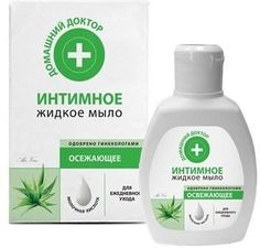 Жидкое мыло Интимное Домашний Доктор Освежающее Алое, 200 мл