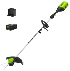 Аккумуляторный садовый триммер Greenworks GD60LTK2 2103207UA 60 В 1 Нет