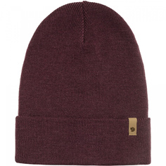 Шапка бини унисекс Fjallraven Classic Knit Hat красная