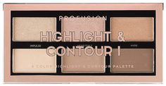 Набор для макияжа PROFUSION Highlight & Contour I Palette