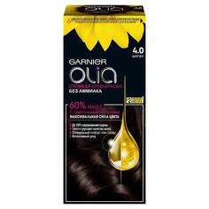 Крем-краска для волос Garnier Olia, 4.0 шатен, без аммиака, 110 мл