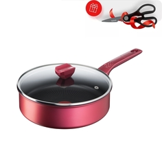 Сотейник с крышкой Tefal Daily Chef G2733272; 24 см (ножницы в подарок)