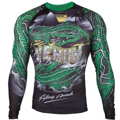 Рашгард Venum Crocodile black-green M