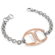 Браслет из латуни с кристаллом р.19.5 Just Cavalli SCAAD08