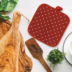 Прихватка рогожка 18х18 Mia Cara Горох рис 30153-3 Тейковский ХБК