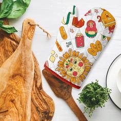 Прихватка-рукавица рогожка 18х28 Mia Cara рис 30365-2 Тейковский ХБК