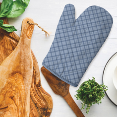 Прихватка-рукавица рогожка 18х28 Унисон рис 33036-1 Winter Glow Тейковский ХБК