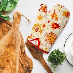 Прихватка-рукавица рогожка 18х28 Mia Cara Масленица Тейковский ХБК