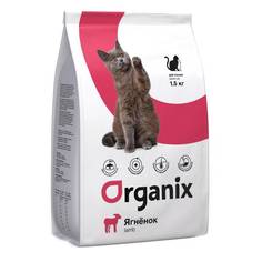 Сухой корм для кошек Organix Adult Cat, ягненок, 1,5кг