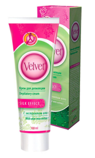 Крем для депиляции Velvet с экстрактом алоэ 100 мл