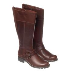 Сапоги женские Clarks 26138195 коричневые 37 RU