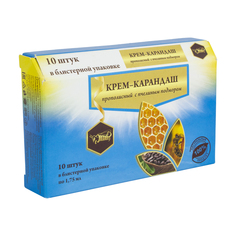 Свечи для мочеполовой системы Жива Крем карандаш прополисный с подмором 10 шт.