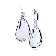 Серьги из бижутерного сплава с кристаллами Moon Paris MRQ-21.06-037