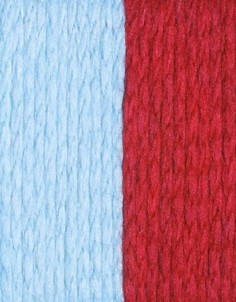 Пряжа "Schachenmayr original. Lova Fan", 80 м, 80 г, цвет: 00092, голубой, бургундский (те
