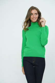 Водолазка женская Tom Farr T4F W8920 (208-1) зеленая 42 RU