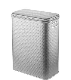 Корзина для белья Geralis PHH-B PUNTO серебро, кант хром, стандартная