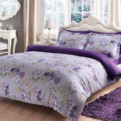 Комплект постельного белья Tivolyo home VIOLA deluxe 1.5 спальное Tivolyo home