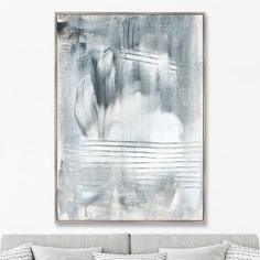 Репродукция картины на холсте Snowfall Размер картины: 75х105см