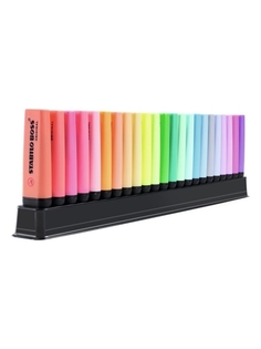 Маркеров-текстовыделитель STABILO BOSS ORIGINAL 23цв, на пластиковой подставке