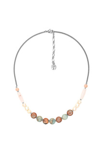 Колье женское Nature Bijoux NB20.1-15-41064, яшма/жемчуг