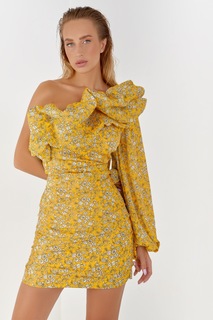Платье женское Lipinskaya Brand 93 желтое S