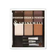 Набор для бровей Shinewell Eyebrow Cream & Powder т 03