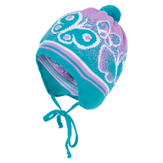 Шапка детская Elfrio цв.бирюзовый; сиреневый ,р.52