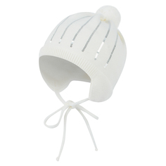 Шапка детская Чудо-кроха цв.белый ,р.48