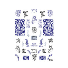 Наклейки для ногтей Krimle Слайдер-дизайн 507