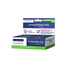 Салициловый гель против прыщей для комбинированной кожи Organic Slim Noproblem 15 мл