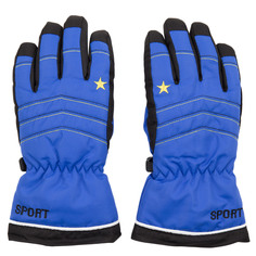 Перчатки детские Чудо-кроха цв.синий ,р.6-8