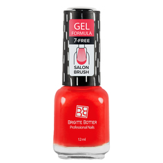 Лак с гелевым эффектом Brigitte Bottier Gel Formula тон 11 розовый неон, 12 мл
