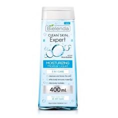 Увлажняющая мицеллярная вода Bielenda, Skin Clinic Professional 3 в 1, 400 мл