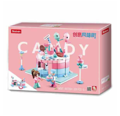 Конструктор Sluban Фуд-корт Леденцы, 328 деталей