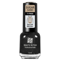 Лак для ногтей Brigitte Bottier Sugar Sand тон 301 искрящийся графит, 12мл