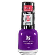 Лак с гелевым эффектом Brigitte Bottier Gel Formula тон 71 фиолетово-баклажановый, 12 мл
