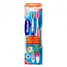 Набор зубных щеток Wisdom Regular Fresh Medium 2 шт