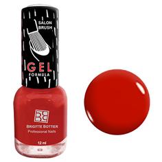 Гелевый лак для ногтей Brigitte Bottier Gel Formula, тон 46 классический красный 12 мл