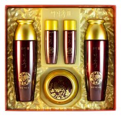 Набор косметики с экстрактом женьшеня Yezihu Skin Care Set Bergamo