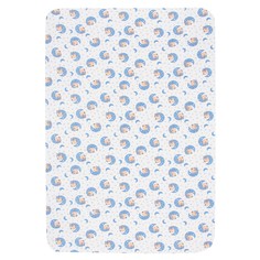 Пеленка Звездочка Мишка на луне 80 х 120, синий