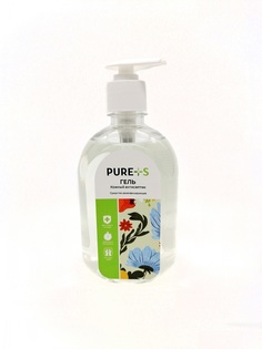 Антисептик Pure S для рук без спирта и хлора с увлажняющими добавками 0.5 л Pure+S