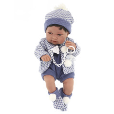 Кукла-младенец "Анжело", в голубом (42 см) Antonio Juan