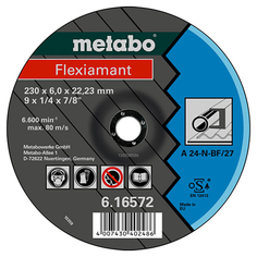 Круг обдирочный сталь Flexiamant 230x6,0 A24N 616572000 Metabo