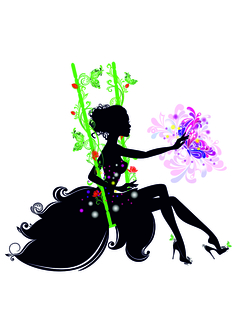 Наклейки для интерьера Woozzee Качели