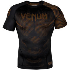 Рашгард Venum NoGi 2.0 Black/Brown S/S