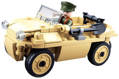 Конструктор пластиковый Sluban Военный автомобиль M38B0690