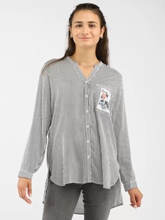 Рубашка женская Grandi 4 146 синяя 46