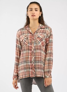 Рубашка женская Grandi 3137 коричневая 44